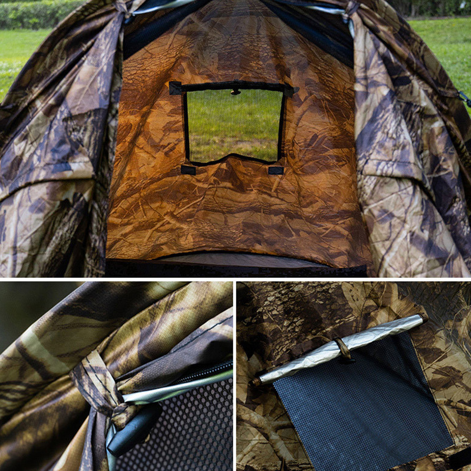 Cheap Goat Tents Outdoor Camping Tent Single Automatic Open Camouflage Beach Tent   